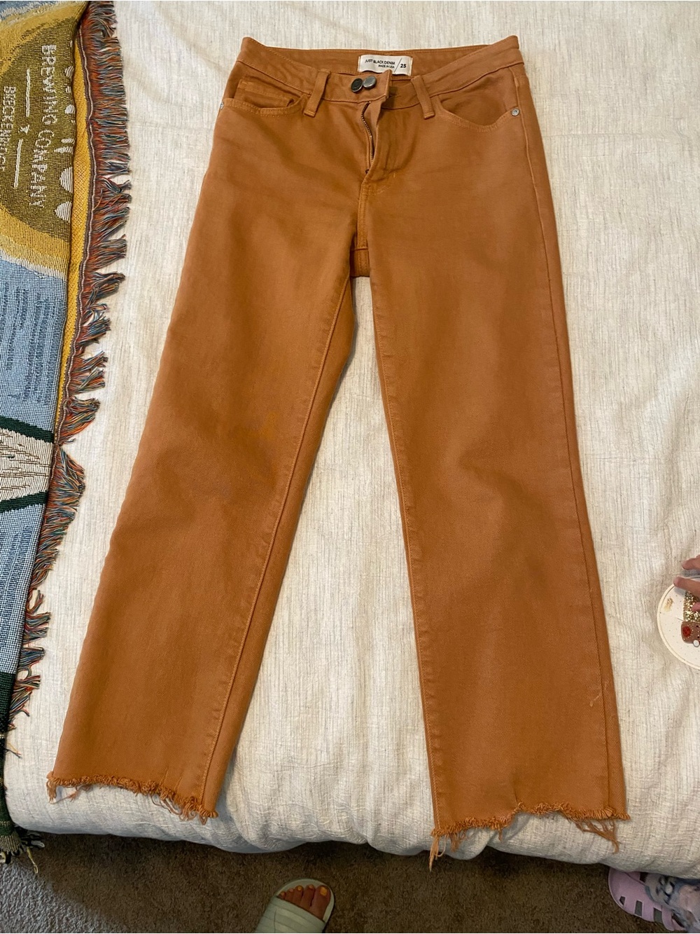 Just Black Straight-Leg Jeans